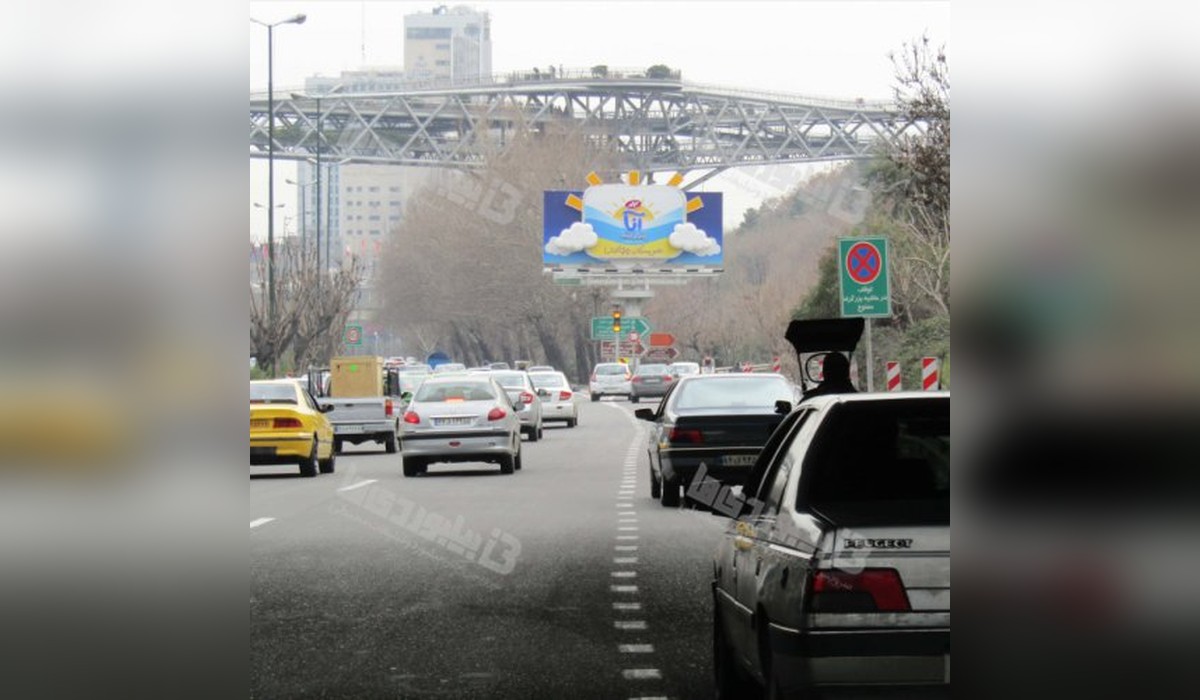بیلبورد بزرگراه مدرس