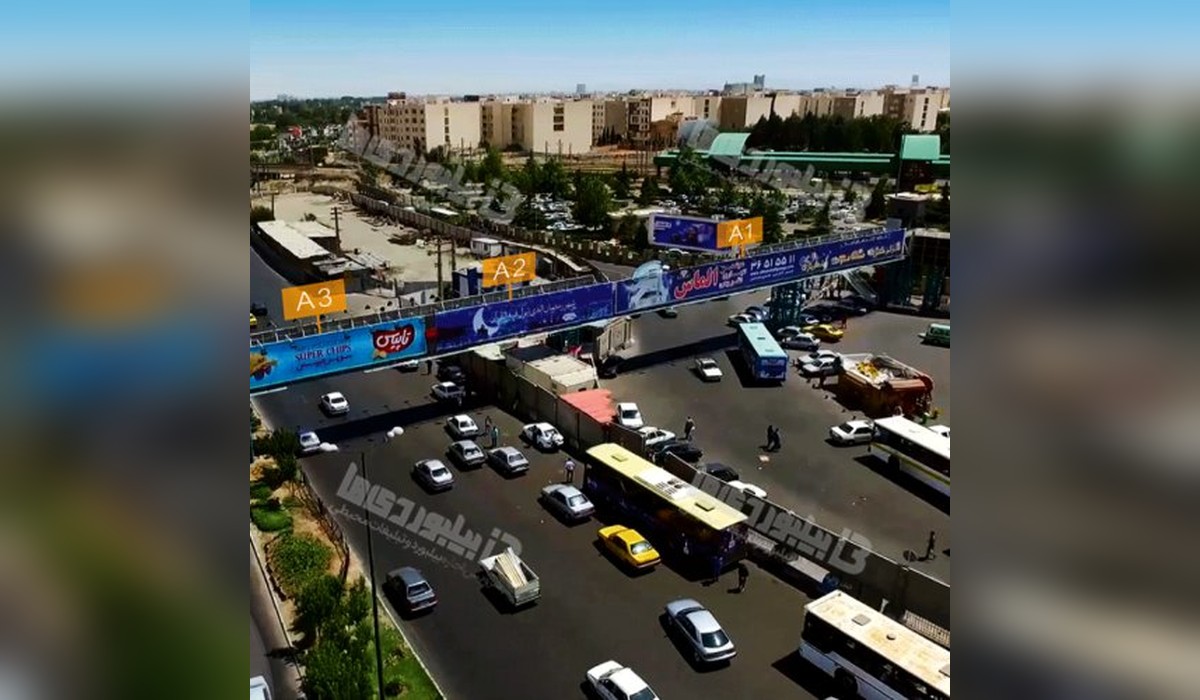 عرشه پل مترو کرج