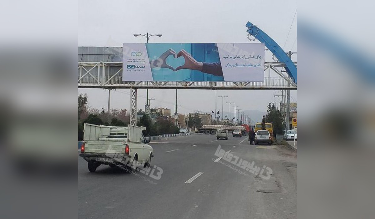 عرشه پل بلوار قطب راوندی