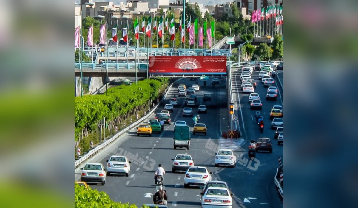 عرشه پل بزرگراه صیاد شیرازی