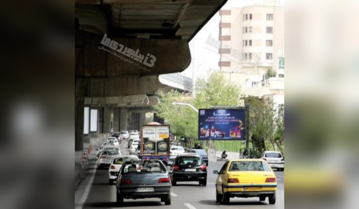 برایت بورد اتوبان صدر