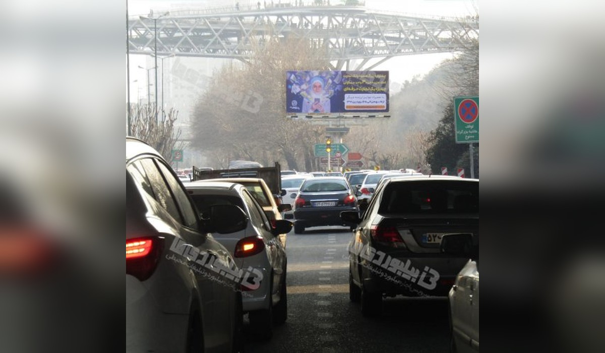 بیلبورد بزرگراه مدرس