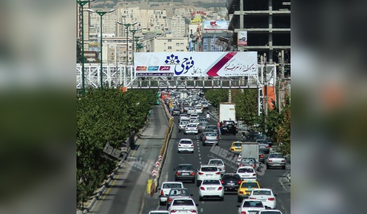 عرشه پل بزرگراه اشرفی اصفهانی