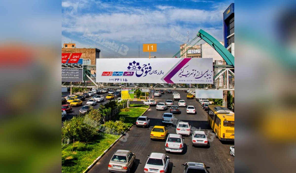 عرشه پل چهارراه هفت تیر