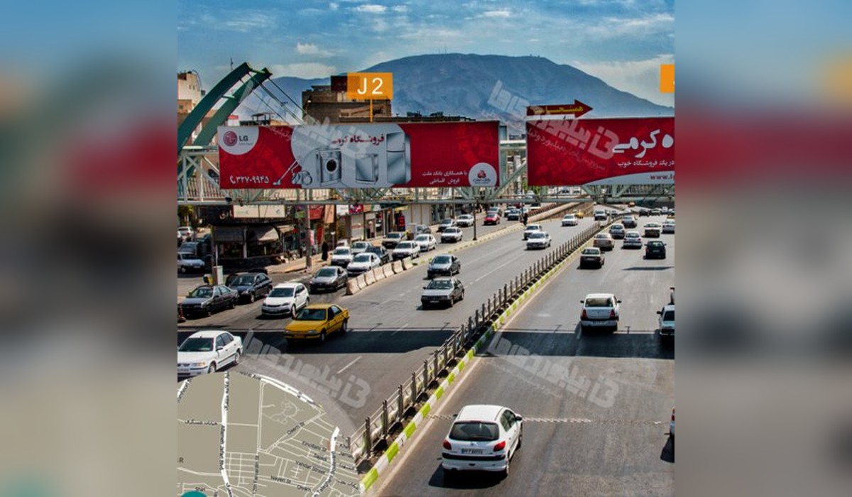 عرشه پل چهارراه هفت تیر