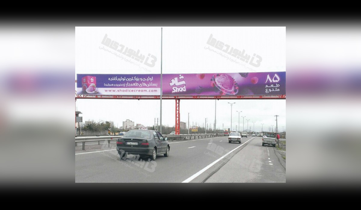 عرشه پل محور تنکابن به رامسر