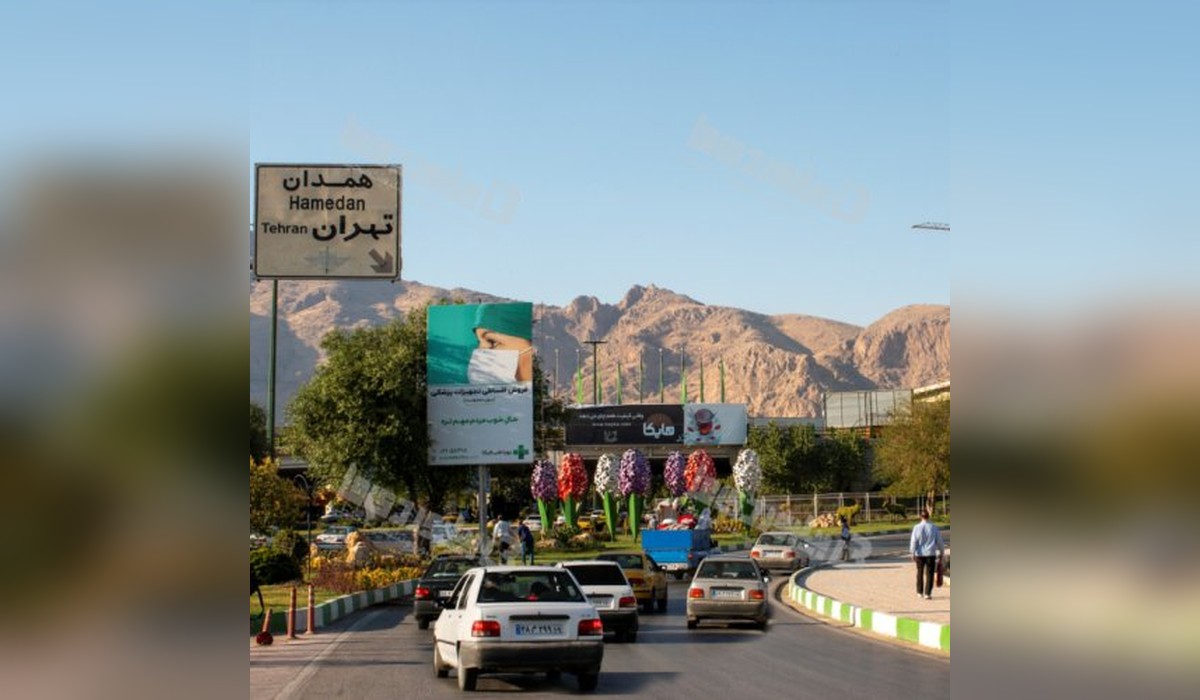 بیلبورد لب آب تقاطع پل ولایت