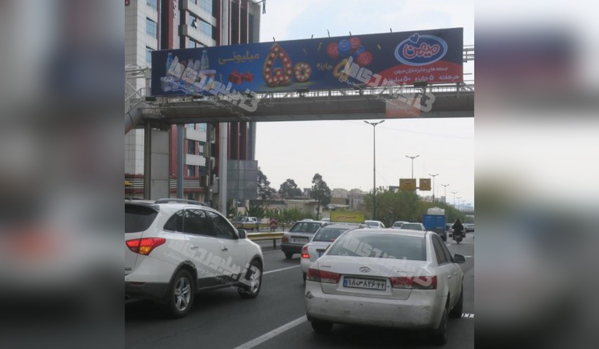 عرشه پل بزرگراه اشرفی اصفهانی