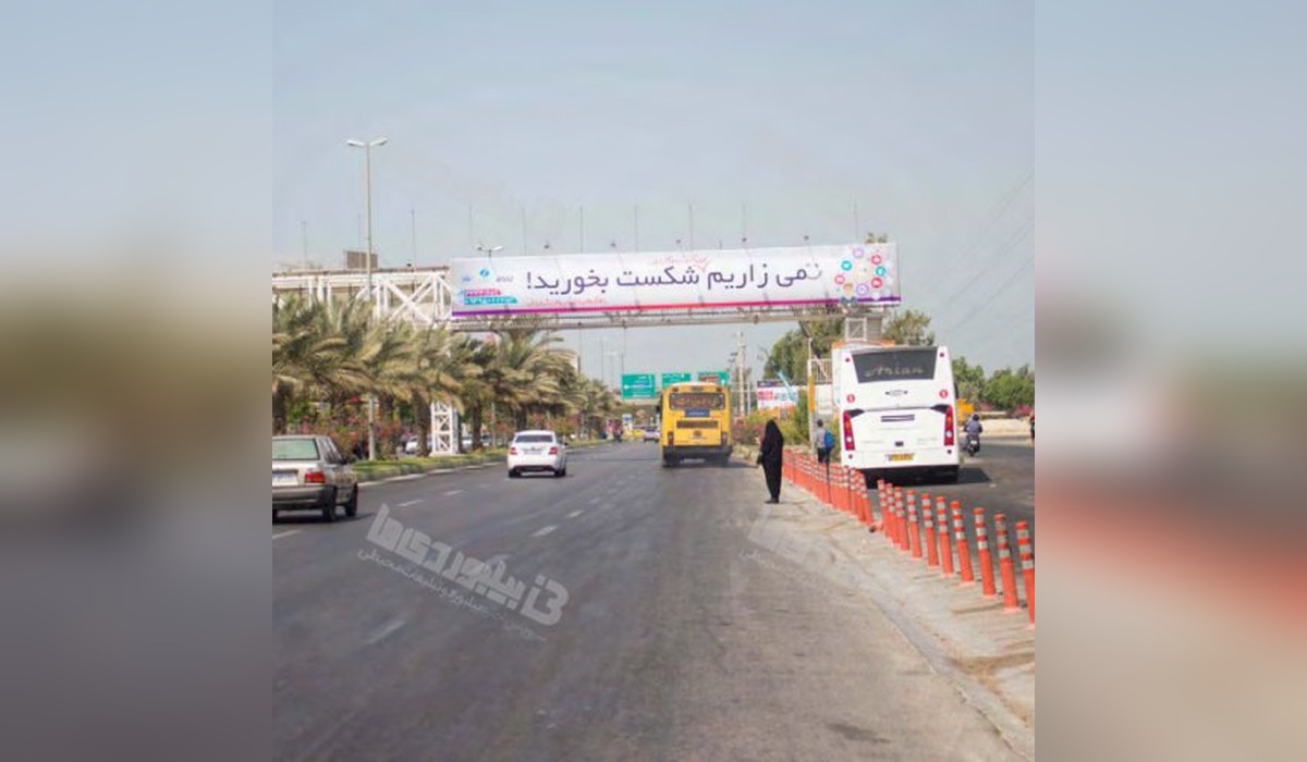 عرشه پل باغ زهرا