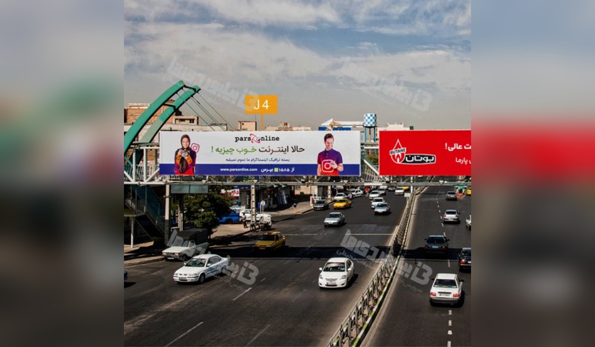 عرشه پل چهارراه هفت تیر