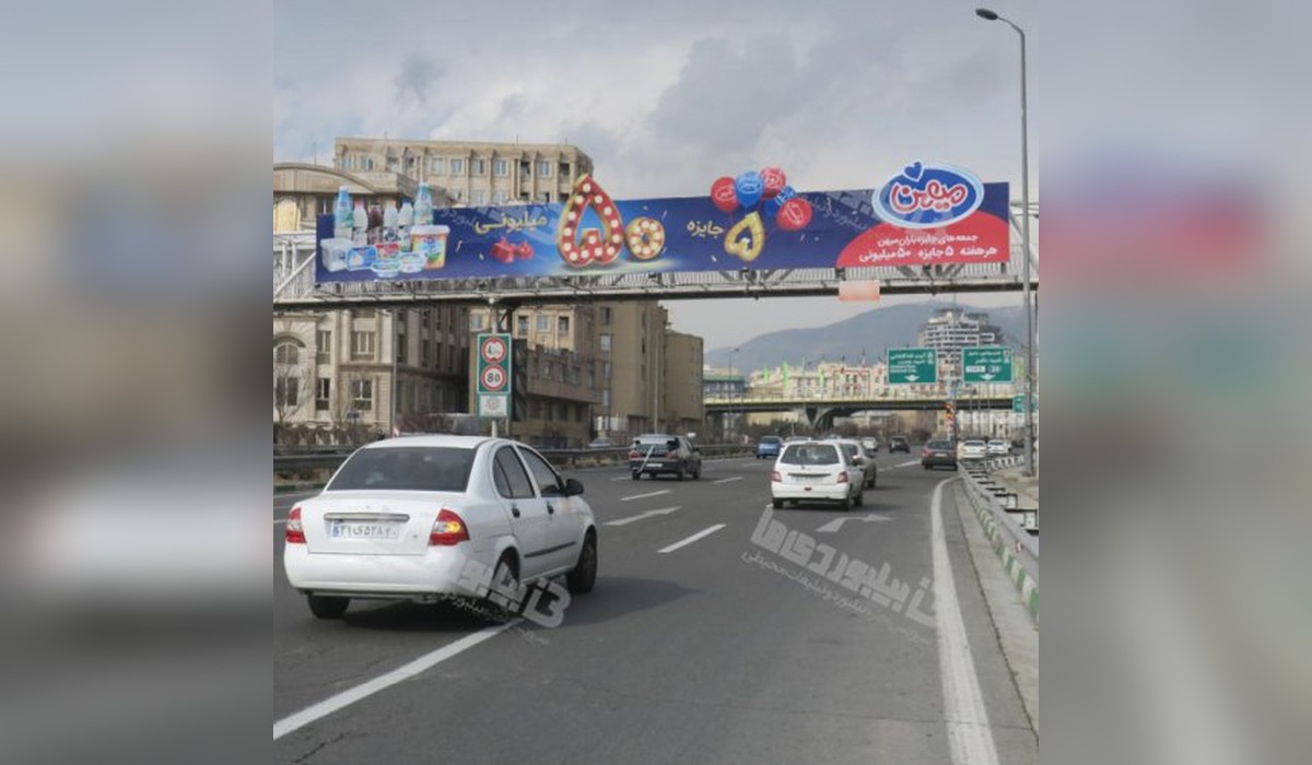 عرشه پل بزرگراه شهید باکری