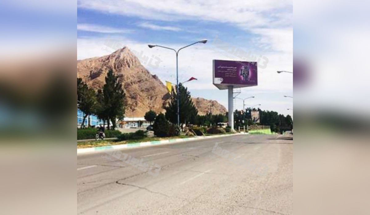 بیلبورد سه وجهی شهرضا بلوار مدرس