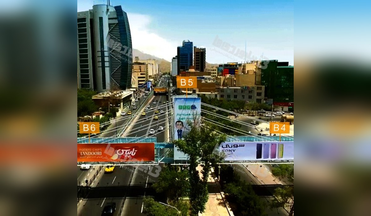 عرشه پل چهارراه طالقانی