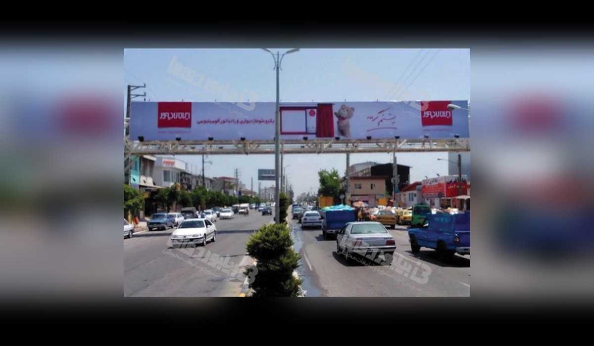 عرشه پل سه راهی محمود آباد