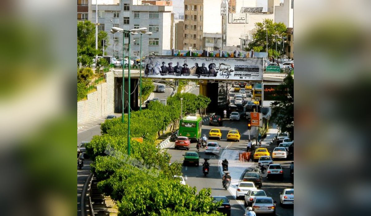 عرشه پل بزرگراه مدرس