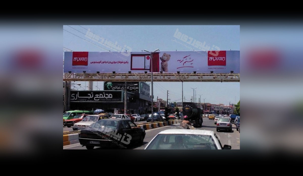 عرشه پل سه راهی محمود آباد