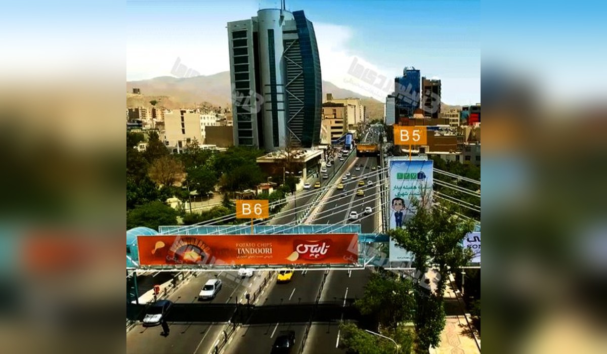 عرشه پل چهارراه طالقانی